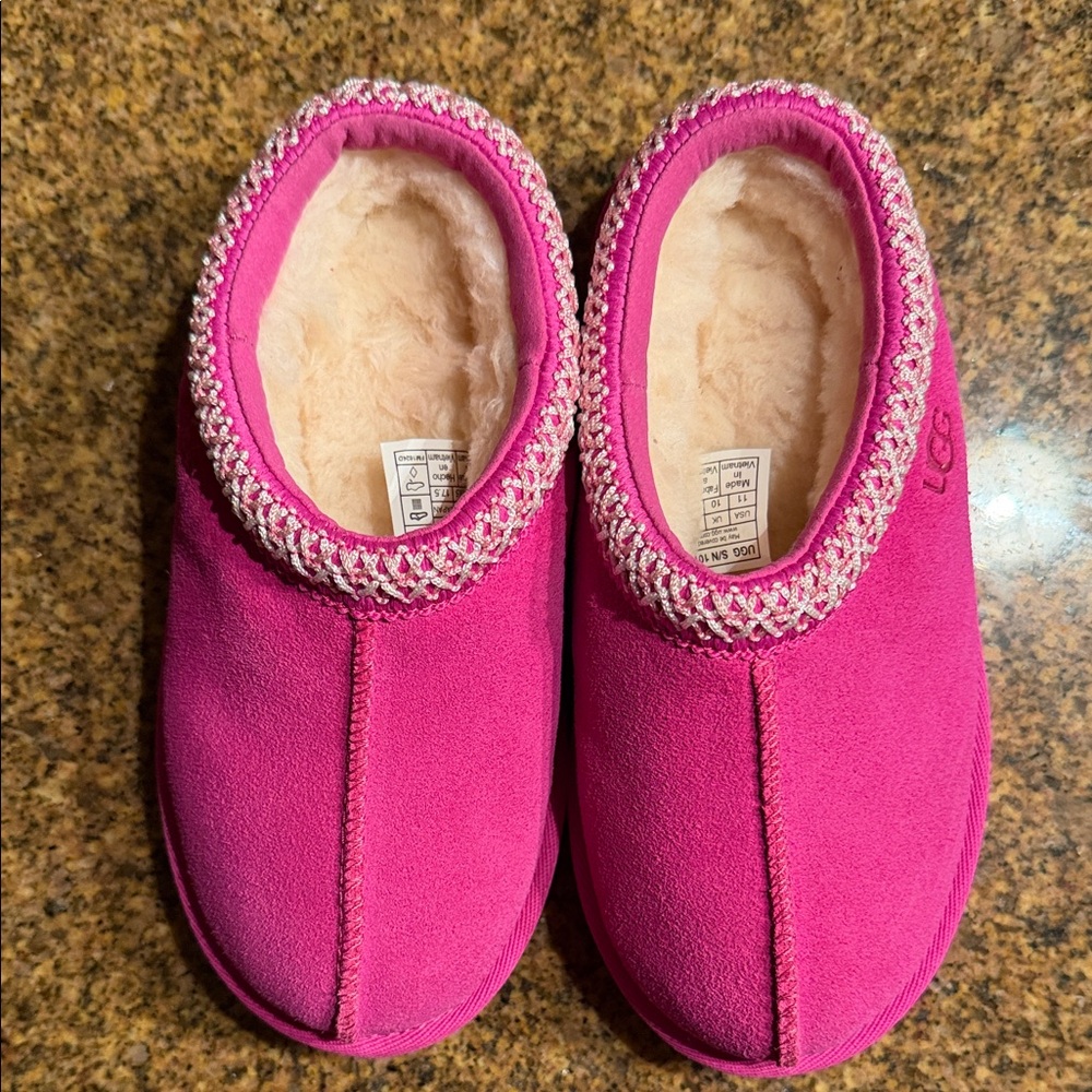 UGG Fuchsia Kids Slippers